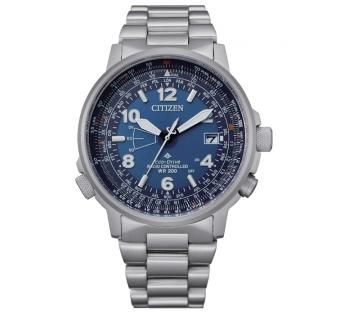 Citizen CB0240-88L orologio radiocontrollato PILOT acciaio